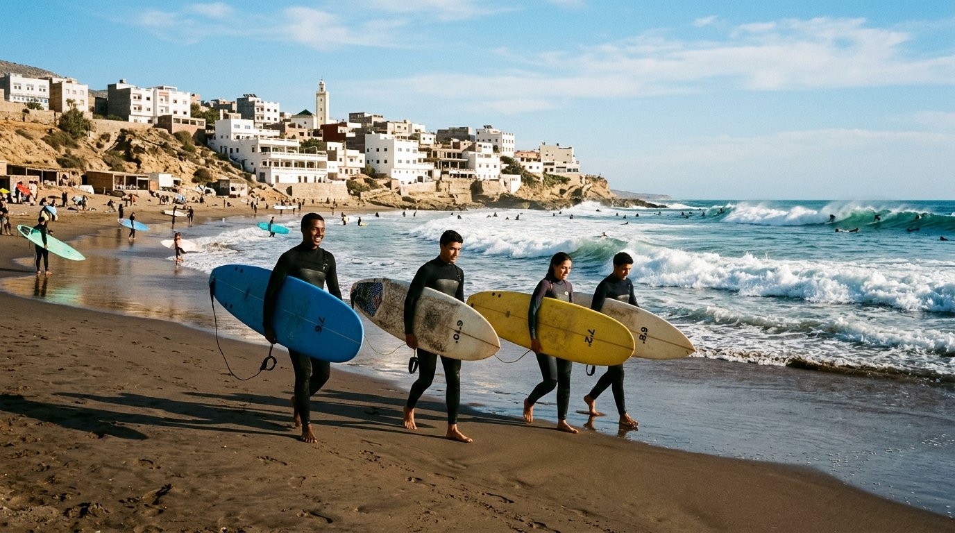 Meilleurs surf camps et écoles de surf de Taghazout