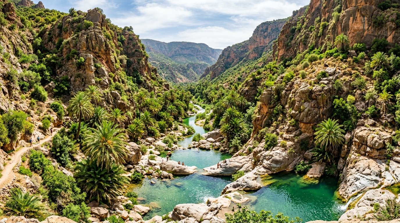 Excursion Paradise Valley depuis Agadir montagnes de l'Atlas