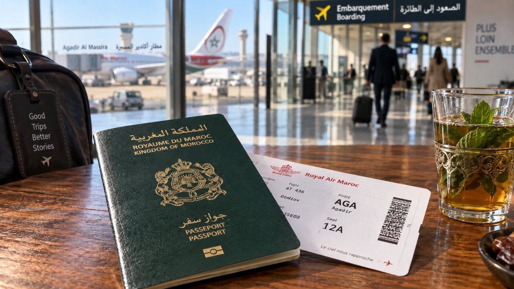 Conditions d'entrée au Maroc et aéroport d'Agadir